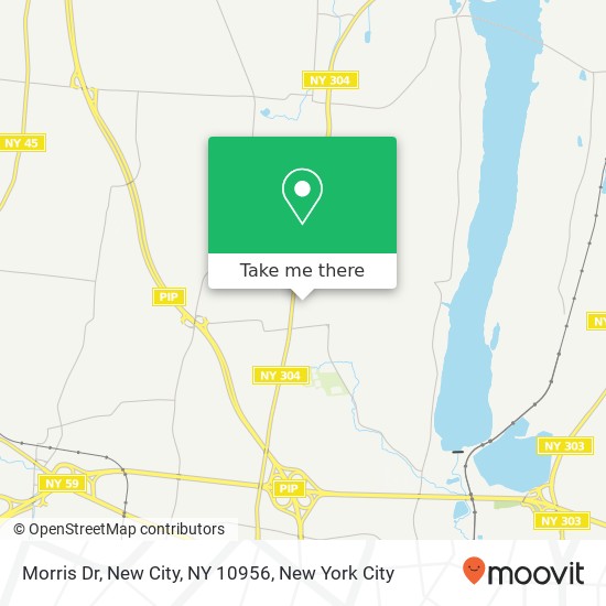 Mapa de Morris Dr, New City, NY 10956
