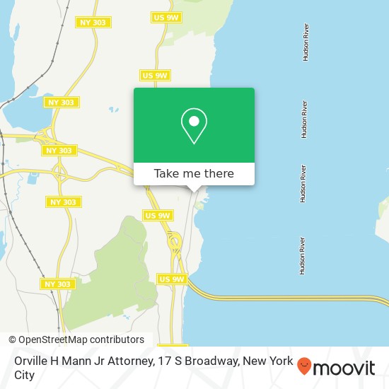 Mapa de Orville H Mann Jr Attorney, 17 S Broadway