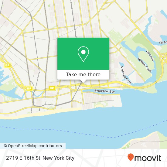2719 E 16th St, Brooklyn, NY 11235 map