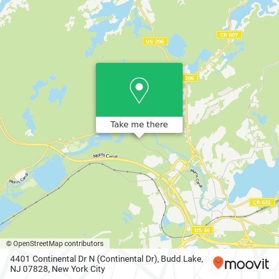 4401 Continental Dr N (Continental Dr), Budd Lake, NJ 07828 map
