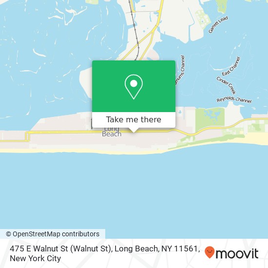 475 E Walnut St (Walnut St), Long Beach, NY 11561 map