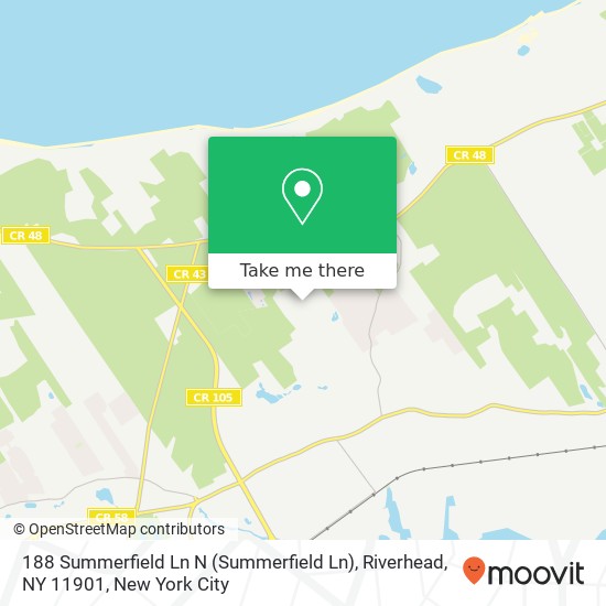 188 Summerfield Ln N (Summerfield Ln), Riverhead, NY 11901 map