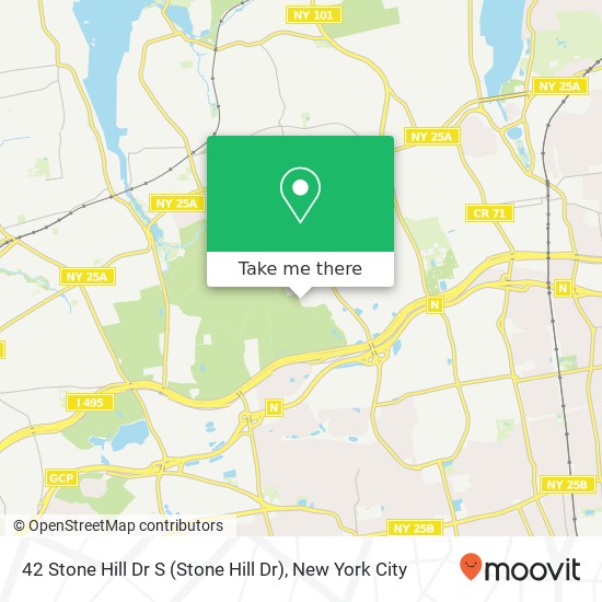 Mapa de 42 Stone Hill Dr S (Stone Hill Dr), Manhasset, NY 11030