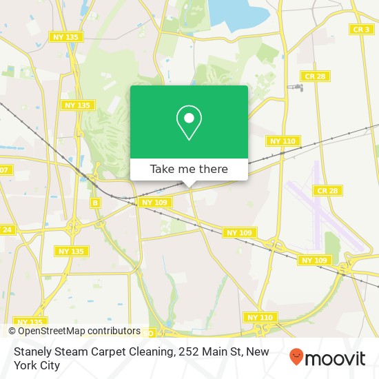 Mapa de Stanely Steam Carpet Cleaning, 252 Main St