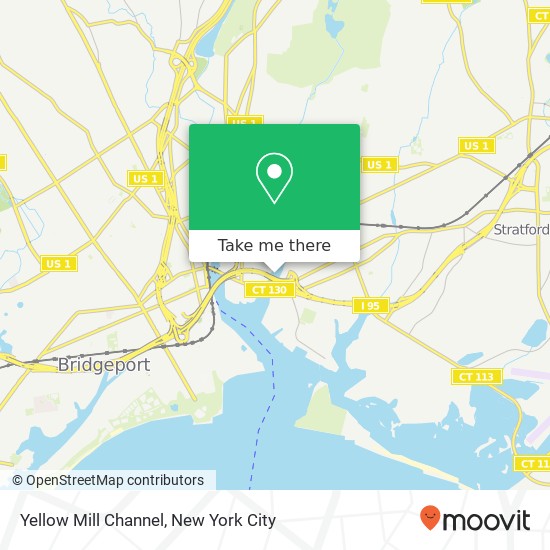 Mapa de Yellow Mill Channel