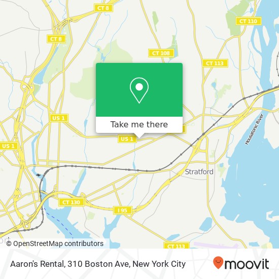 Mapa de Aaron's Rental, 310 Boston Ave