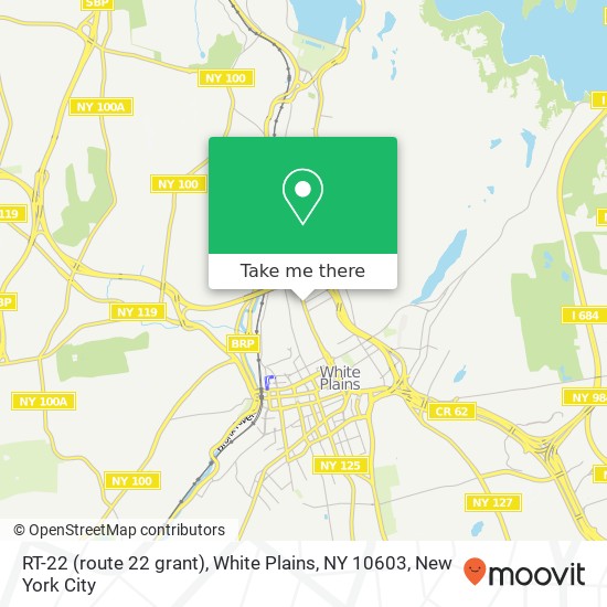 RT-22 (route 22 grant), White Plains, NY 10603 map