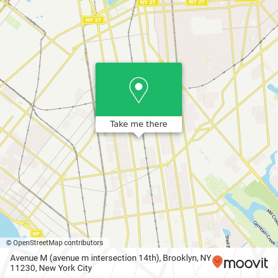 Avenue M (avenue m intersection 14th), Brooklyn, NY 11230 map