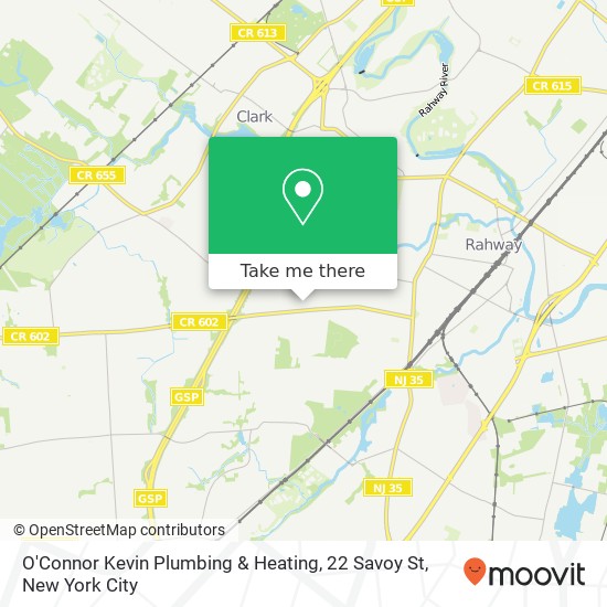 O'Connor Kevin Plumbing & Heating, 22 Savoy St map