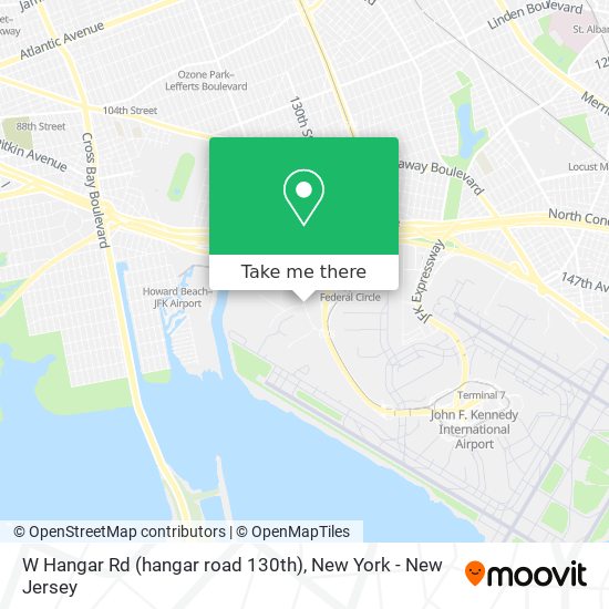 Mapa de W Hangar Rd (hangar road 130th)