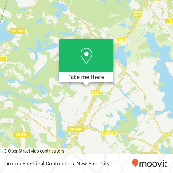 Arrms Electrical Contractors map