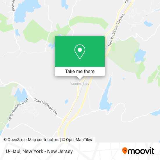 U-Haul map