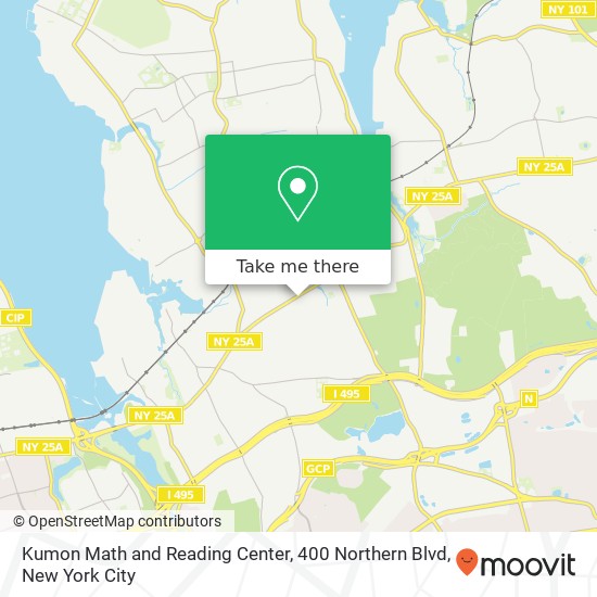 Mapa de Kumon Math and Reading Center, 400 Northern Blvd