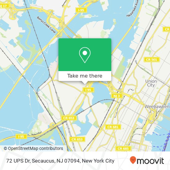 72 UPS Dr, Secaucus, NJ 07094 map