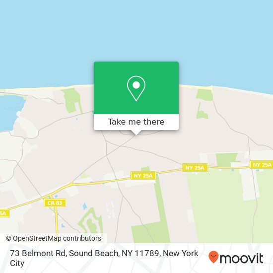 73 Belmont Rd, Sound Beach, NY 11789 map