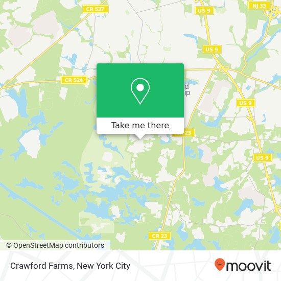 Mapa de Crawford Farms