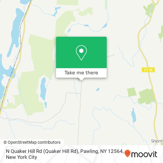 Mapa de N Quaker Hill Rd (Quaker Hill Rd), Pawling, NY 12564