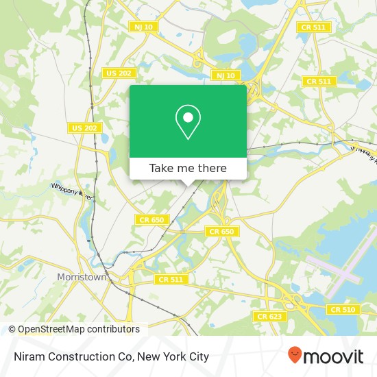 Mapa de Niram Construction Co