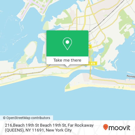 216,Beach 19th St Beach 19th St, Far Rockaway (QUEENS), NY 11691 map