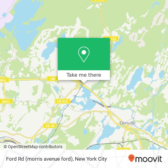 Ford Rd (morris avenue ford), Rockaway, NJ 07866 map