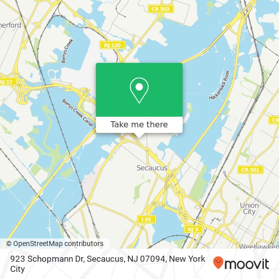 923 Schopmann Dr, Secaucus, NJ 07094 map