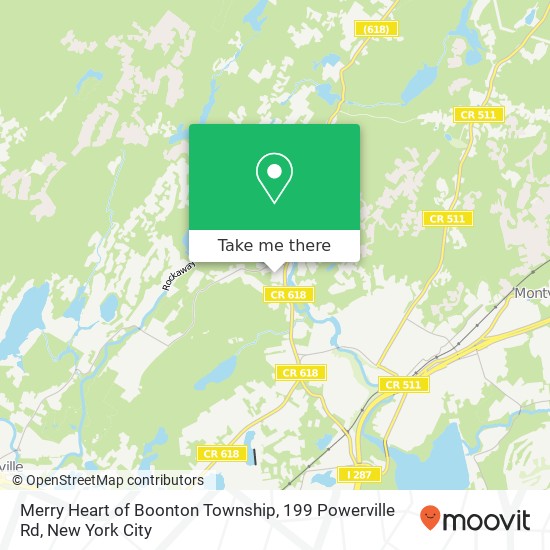 Mapa de Merry Heart of Boonton Township, 199 Powerville Rd