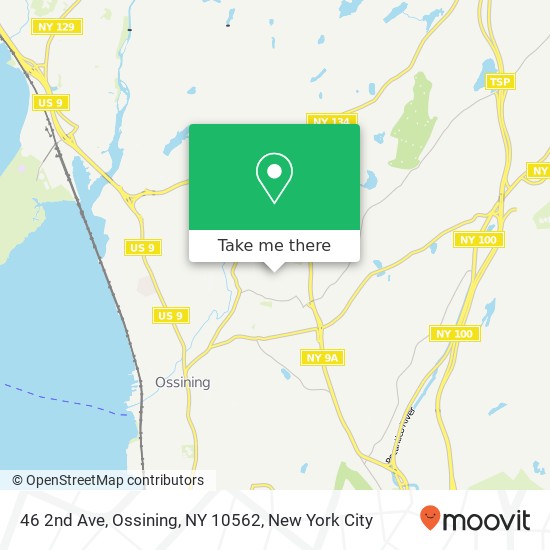 46 2nd Ave, Ossining, NY 10562 map