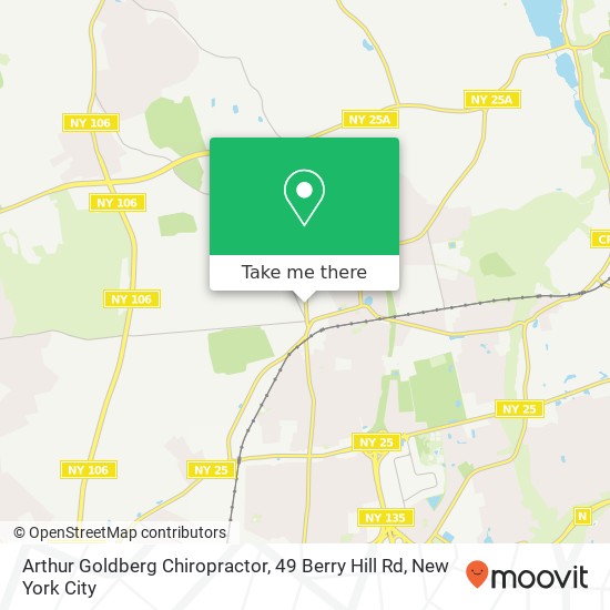 Mapa de Arthur Goldberg Chiropractor, 49 Berry Hill Rd