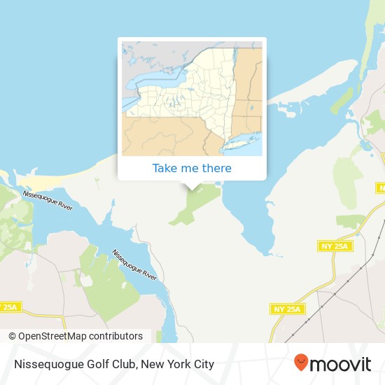 Mapa de Nissequogue Golf Club, 21 Golf Club Rd