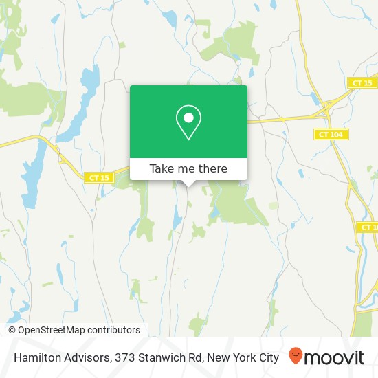 Mapa de Hamilton Advisors, 373 Stanwich Rd
