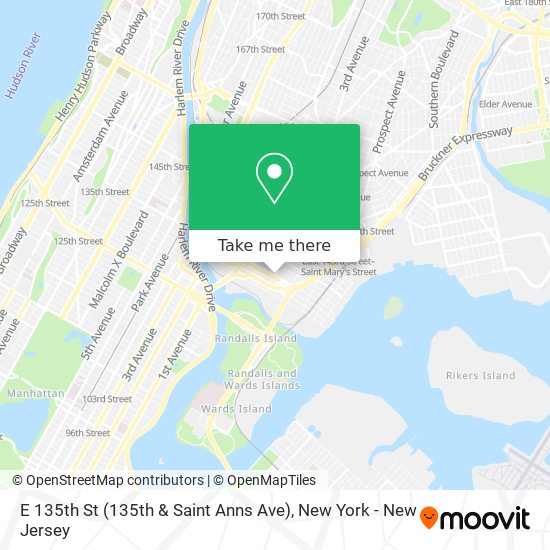 E 135th St (135th & Saint Anns Ave) map