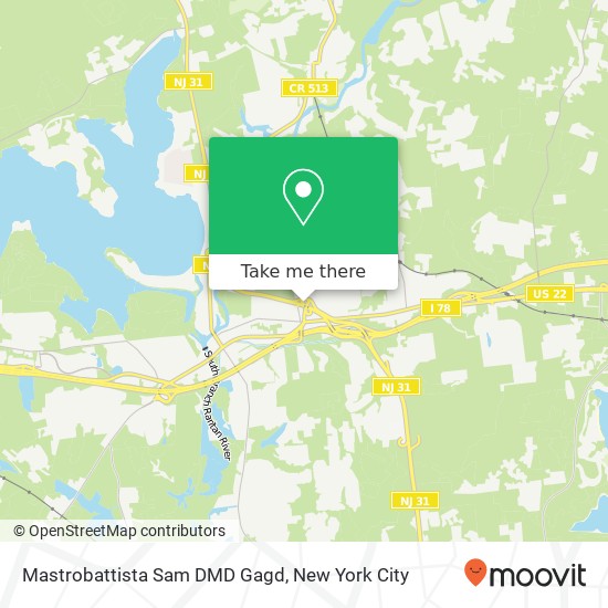 Mastrobattista Sam DMD Gagd, Clinton, NJ 08809 map