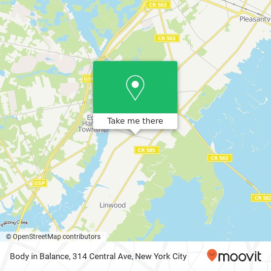 Body in Balance, 314 Central Ave map