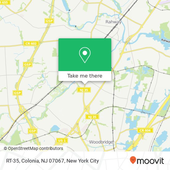 RT-35, Colonia, NJ 07067 map
