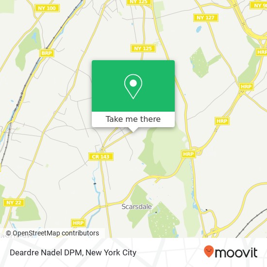 Deardre Nadel DPM, 9 Aspen Rd map