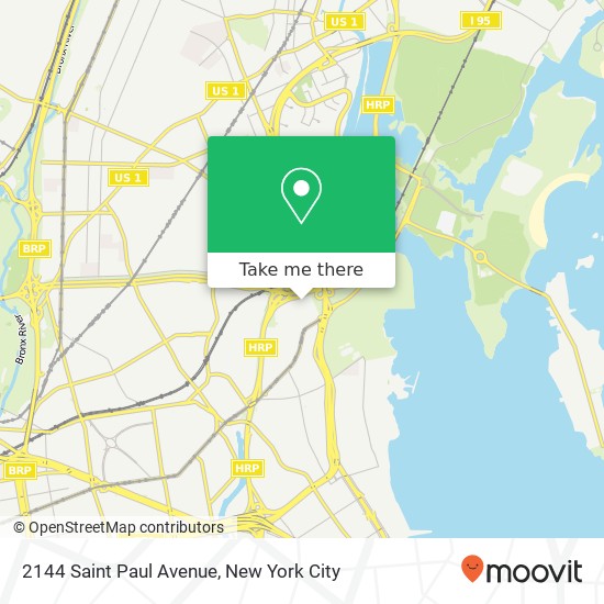 Mapa de 2144 Saint Paul Avenue