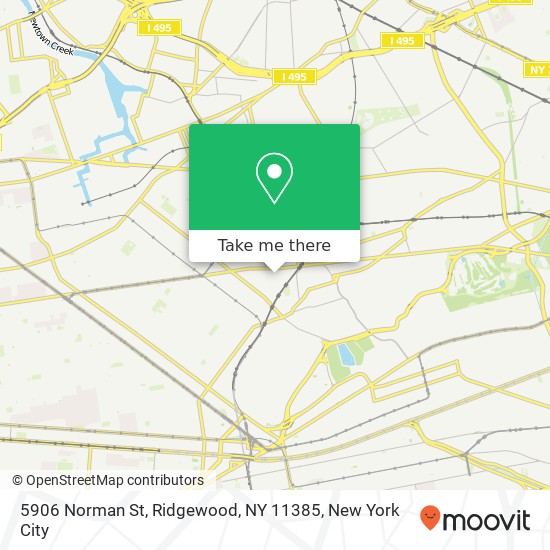 5906 Norman St, Ridgewood, NY 11385 map