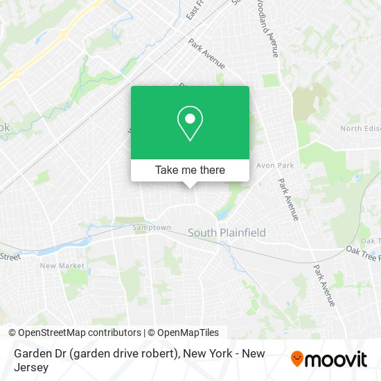 Mapa de Garden Dr (garden drive robert)