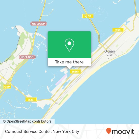 Comcast Service Center map