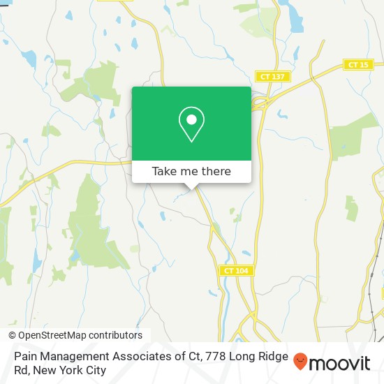 Pain Management Associates of Ct, 778 Long Ridge Rd map