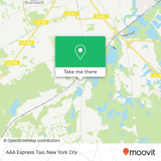 AAA Express Taxi map