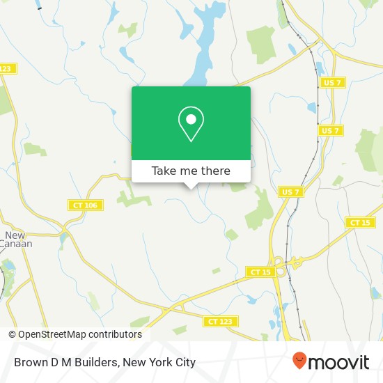 Brown D M Builders map