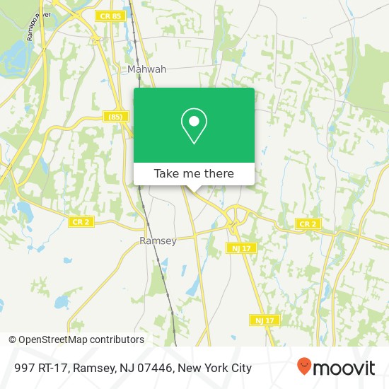 997 RT-17, Ramsey, NJ 07446 map