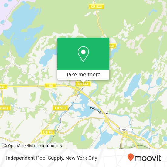 Mapa de Independent Pool Supply, 18 Green Pond Rd