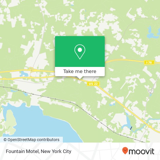 Mapa de Fountain Motel, 1031 US-22 (RT-22)