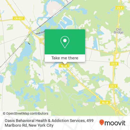 Oasis Behavioral Health & Addiction Services, 499 Marlboro Rd map