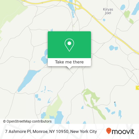 7 Ashmore Pl, Monroe, NY 10950 map