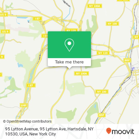 95 Lytton Avenue, 95 Lytton Ave, Hartsdale, NY 10530, USA map