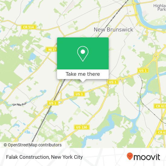 Falak Construction map