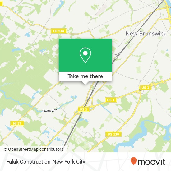 Falak Construction map